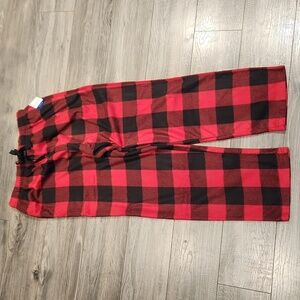 NWT Lucky Brand Men's sz L Sleepwear Plaid Lounge Pants w/side pockets
